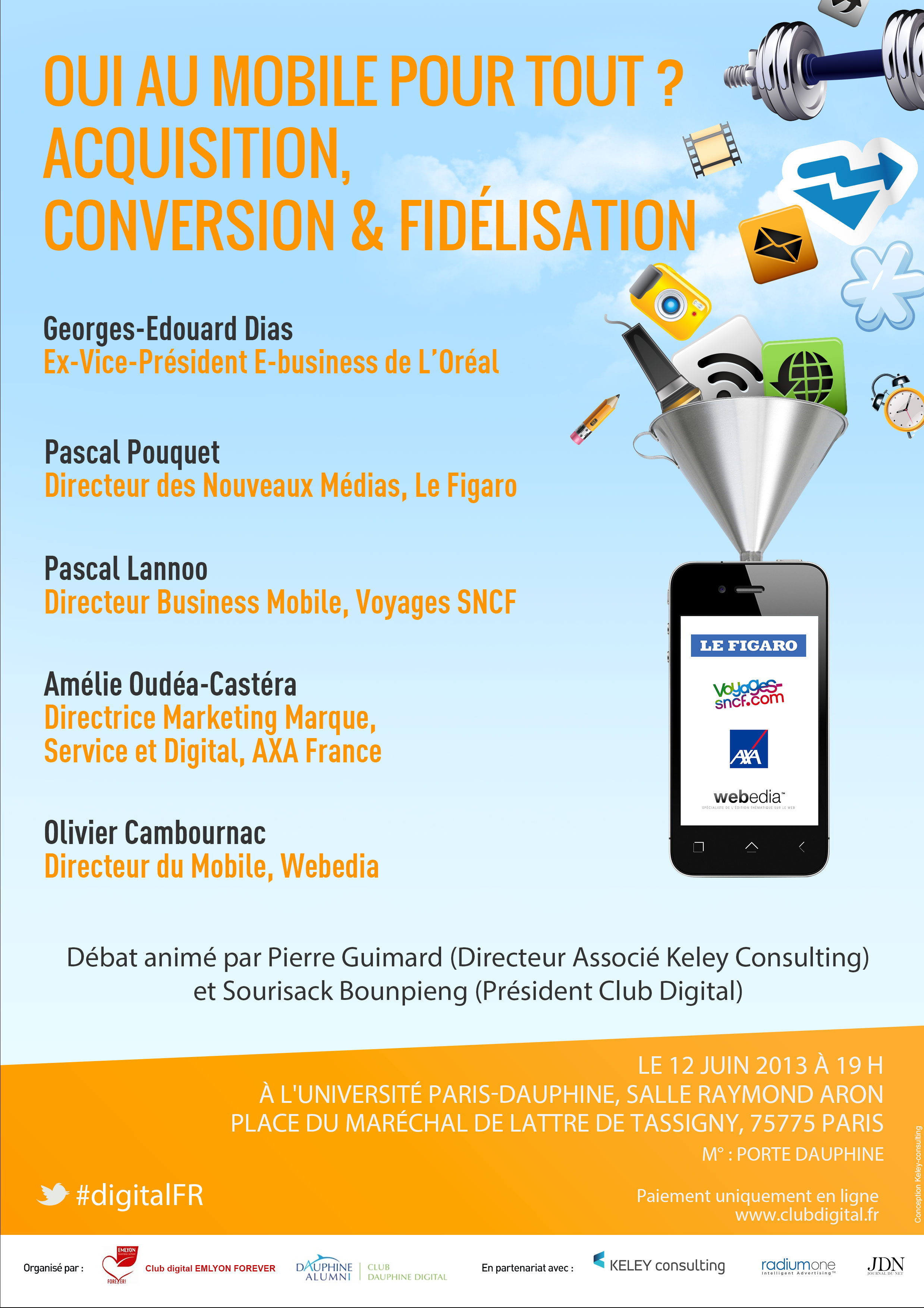 Conférence Club Digital : Oui au mobile pour tout ? Acquisition, conversion & fidélisation
